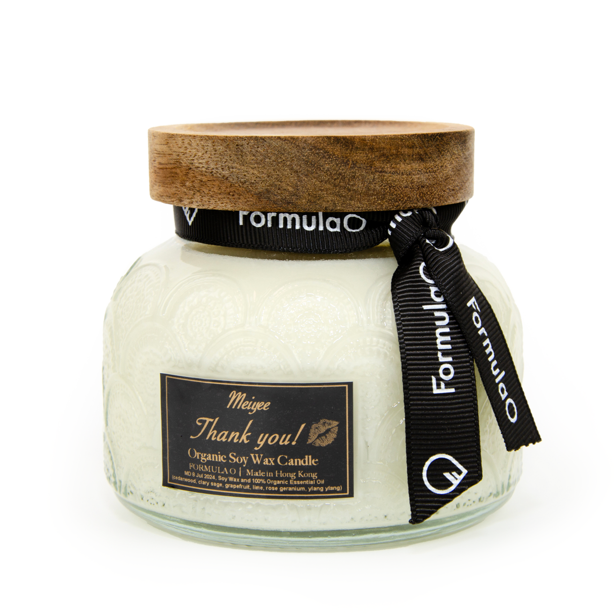 有機香薰大豆蠟燭 (私人定製)