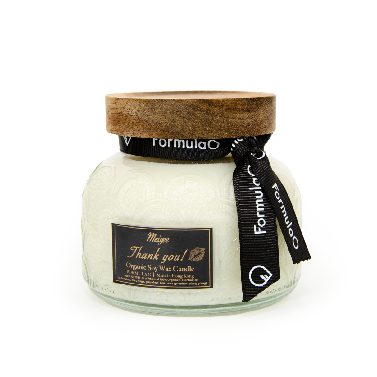 有機香薰大豆蠟燭 (私人定製)