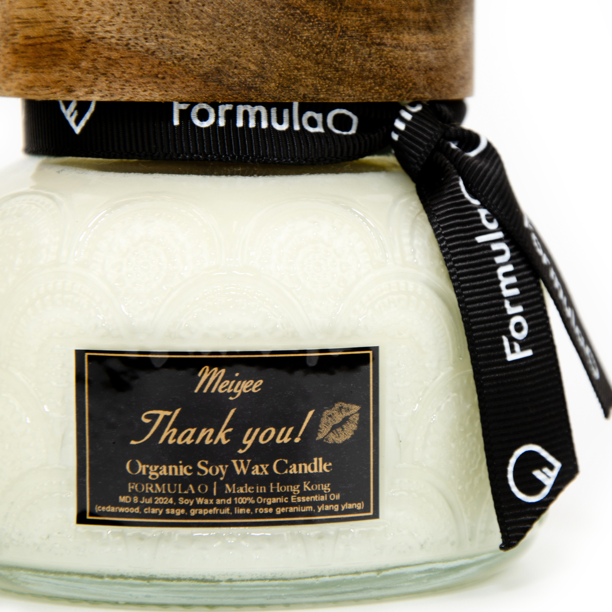 有機香薰大豆蠟燭 (私人定製)